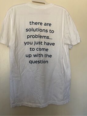 Comfort Colors White Graphic T-Shirt Horse Quote Tee Size Medium